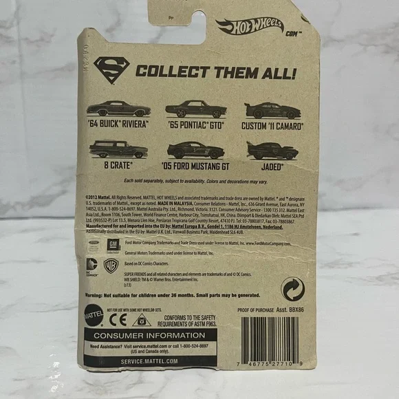 Hot Wheels 2013 Kroger Exclusive Superman Super Friends - Picture 4 of 4